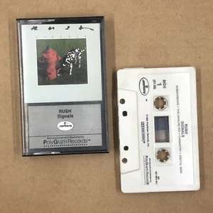 RUSH Cassette Tape 80s Rock Prog SIGNALS SUBDIVISIONS LIFESON LEE PEART - Picture 1 of 6