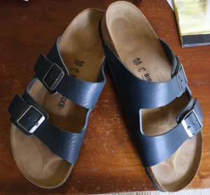 Birkenstock Herren Sandalen ARIZONA Navy Blau Gr. 46 US 12 12,5 Leder TOP - Bild 1 von 6