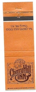 Cherry Hill Inn-Cherry Hill, N.J. Vintage Matchbook Cover - Picture 1 of 2