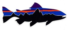 Patagonia Trout Sticker Decal  **Retro**
