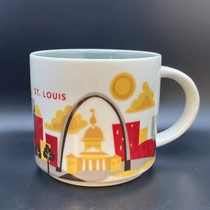 Starbucks Tasse St. Louis You Are Here Keramik Kaffeebecher 14 oz - Bild 1 von 6