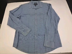NWT American Rag Mens Blue Long Sleeve Button Up Shirt Size Large #6282 - Picture 1 of 7
