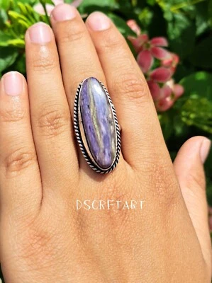 Chariote Ring,Purple Gemstone Ring, Statement Ring, Ring For Woman  gift for her - Image 1 of 4