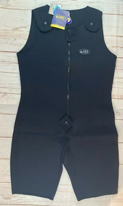 NRS Neoprene Sleeveless Surfing Snorkeling Wetsuit One Piece Outfit Black NWT - Picture 1 of 9