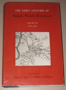 The Early Lectures of Ralph Waldo Emerson Volume III 1838-42 - Picture 1 of 1