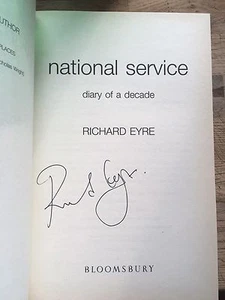 National Service, Signed By Richard Eyre. - Picture 1 of 2