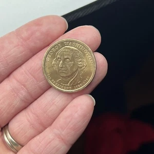 2007 D George Washington Gold $1 Coin 1789-1797  (Uncirculated) W/Edge Lettering - Picture 1 of 4