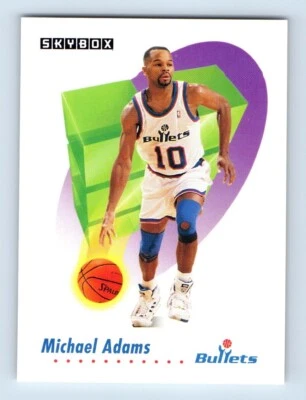 1991-92 SkyBox Michael Adams Washington Bullets #650 - Image 1 of 2