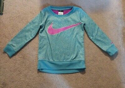 TODDLER SIZE 4T NIKE THERMA-FIT BLUE/GREEN/PU...