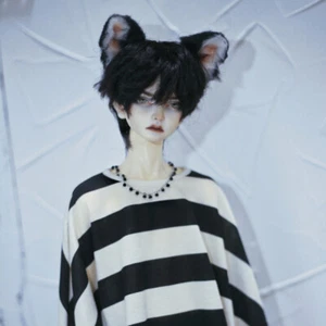 Handmade BJD Doll Jewelry Black Bead Necklace 1/3 Uncle DDSD Clothes Accessories - Picture 1 of 10