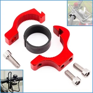 Red Bicycle Handlebar Bottle Holder Mount Drink Motorcycle Bike Handle Bar - Picture 1 of 3
