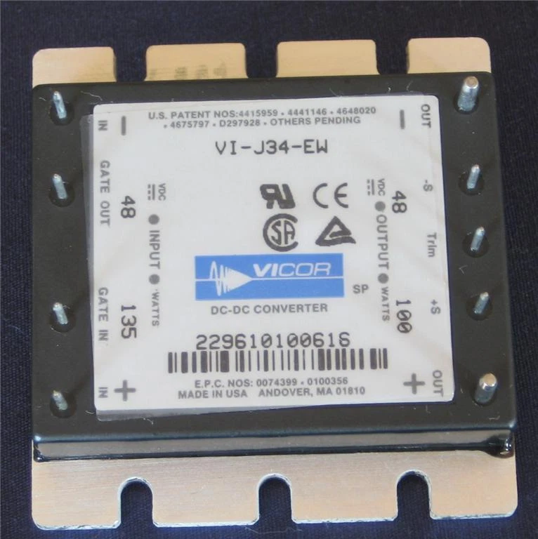 VICOR HALF BRICK DC-DC CONVERTER VI-J34-EW ( Qty 2 ) *** NEW *** - Image 1 of 1