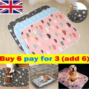 Large Washable Pee Pads Mats Puppy Training Pad Toilet Wee·Cat-Dog Pet Supplies - Picture 1 of 10