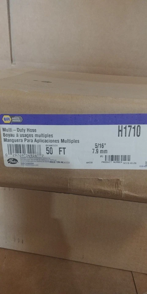 NAPA Gates H1710 Multi Duty Hose 5/16" x 50 ft - Image 1 of 1