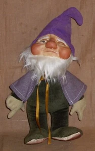 Zwerg-ca. 33cm-Keramikkopf/Stoffkörper-absolut seltenes Unikat-guter Zustand - Picture 1 of 5