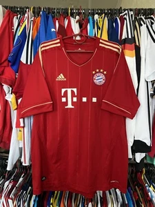 BAYERN MÜNICH 2011 2012 2013 HOME SHIRT JERSEY ADIDAS V13554 sz XL MEN #33 GOMEZ - Picture 1 of 18