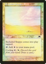 Mtg-secluded steppe/withdrawn steppes | onslaught [foil] nm fra