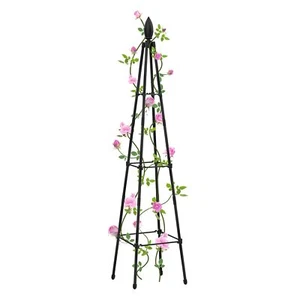 Garden Trellis for Climbing Plants Outdoor, Plant Support Tower Obelisk Trell... - Picture 1 of 7