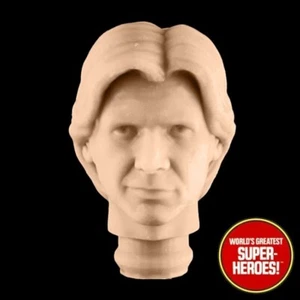 Mego Han Solo Harrison Ford Custom Head 3D Printed For Star Wars 8” Figure FLESH - Picture 1 of 4