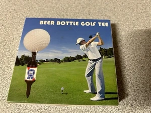 Beer Bottle Golf Tees Recyclable Plastic Tee 3-1/4" Tall Humor Gift - Picture 1 of 2