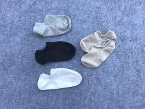 Paquete de 4, VENTA NUEVOS Calcetines Invisibles de Algodón No Show para Niños Niños Niñas, Talla 5-7 Años - Imagen 1 de 8