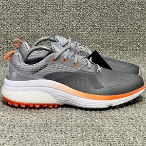 Adidas Solarmotion Golf White Orange Grey Waterproof Spikeless Men's Size 10.5 - Picture 1 of 8