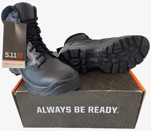 New Women's 5.11 Tactical 12405 Atac 2.0 6" Nz All Black Boots - Size 8 Regular - Picture 1 of 8