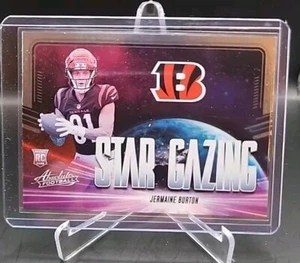 JERMAINE BURTON ABSOLUTE ROOKIE STAR GAZING CINCINNATI BENGALS  - Picture 1 of 2