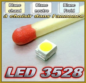 LED CMS 3528 Hot White, White, Cold White 10 to 2000pcs Listing Choice - Picture 1 of 1