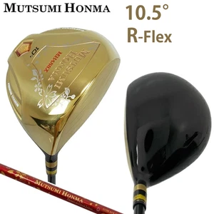 MUTSUMI HONMA MH488X Titanium Driver 10.5° R Flex 46.5in RH Golf Club Japan NEW - Picture 1 of 9