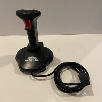 Sega Genesis Genistick Joystick Controller - Model 1656 - Clean - Works! - Image 1 of 4