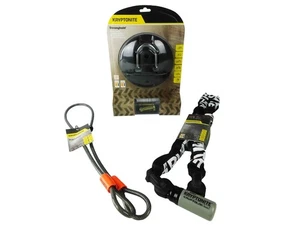 Cadena integrada Kryptonite Stronghold y cable en bucle 410 4 pies serie 2 912 4 pies - Imagen 1 de 4