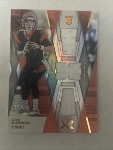Joe Burrow 2020 Panini XR Rookie Triple Threats Materials /75 - Picture 1 of 2