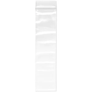 Plymor 2" x 8", 4 Mil Heavy Duty Zipper Reclosable Plastic Bags - Picture 1 of 3