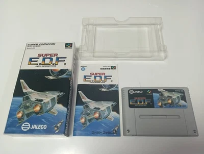 Super EDF Earth Defense Force E.D.F Nintendo Super Famicom Japan Import F/S  - Image 1 of 4