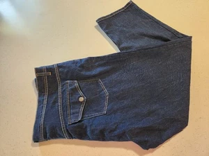 Gloria Vanderbilt PANTS Size 20W Amanda Jeans NWT Dark Blue Flap Pockets - A3 - Picture 1 of 6