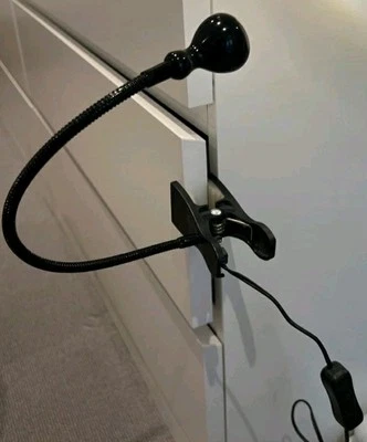 Светодиодный зажим IKEA JANSJO прожектор лампа зажим освещение регулируемый свет стол черный - Изображение 1 из 3