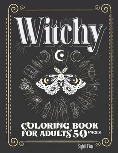 Witchy Coloring Book for Adults: 50 Modern Witch Pages | Gothic...  - Bild 1 von 2