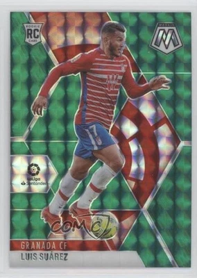 2020-21 Panini Mosaic La Liga Green Mosaic Prizm Luis Suarez #5 - Image 1 of 2
