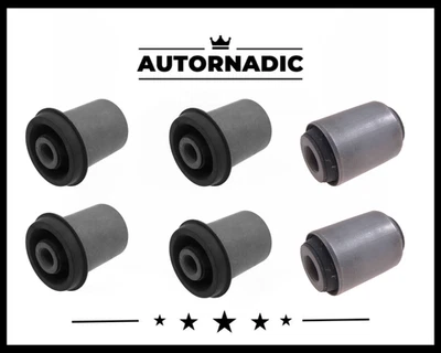 REAR LOWER UPPER CONTROL ARM BUSHING FOR 2001-2006 MITSUBISHI MONTERO 6PCS - Image 1 of 3