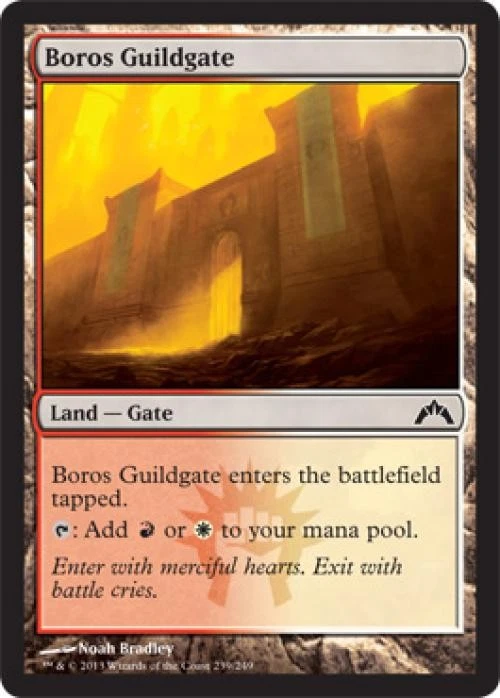 Boros Guildgate -Foil Light Play MTG Gatecrash - Image 1 of 1