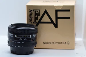 Nikon 50mm AF f1.4 N BOXED - MINT condition - Picture 1 of 11