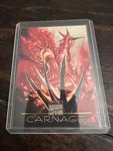 Marvel Masterpieces 1996 Carnage Base Card #81 Boris Julie Rare Collectible - Picture 1 of 2