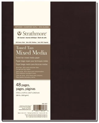 Strathmore Art Journal. Soft Cover, 7.75X9.75, Toned Tan Kitchen - Image 1 of 4
