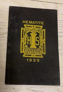 Ishpeming Hematite Year Book 1933 High School Upper Peninsula Michigan MI - Foto 1 di 7