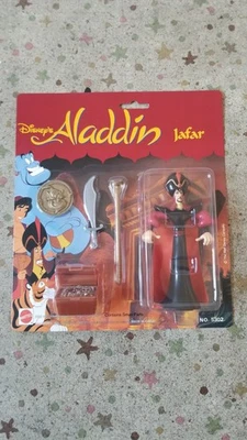 Figura de acción de colección Disney Mattel Aladdin Jafar 1992 sin usar, en caja ¡Bonito ejemplo! Foto 1 de 4