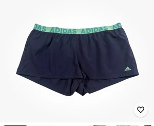 New Adidas Women’s Size Large Navy Blue Beach Shorts Perfect For Summer - Picture 1 of 10