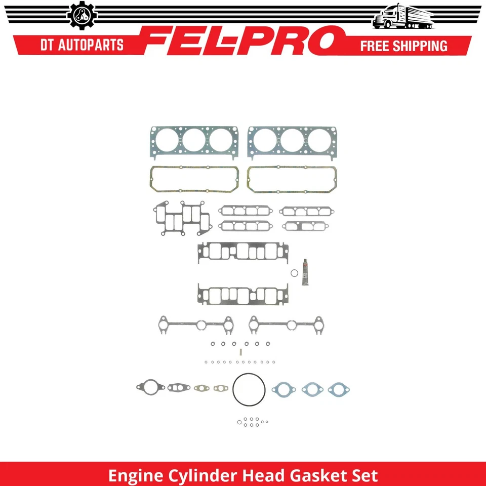 Para 1989-1991 Isuzu Trooper 2.8L V6 conjunto de junta de cabeça de cilindro de motor Fel-Pro 1990 - Imagem 1 de 1