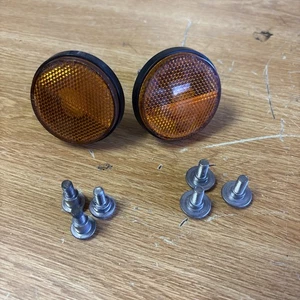 2015 Suzuki Hayabusa GSX1300R Front Wheel Fender Bolts And Reflectors - Picture 1 of 2