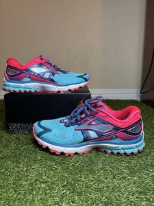 Brooks Women's Ravenna 6 Blue Coral Running Shoes (1201821B497) Size 8 - Picture 1 of 6